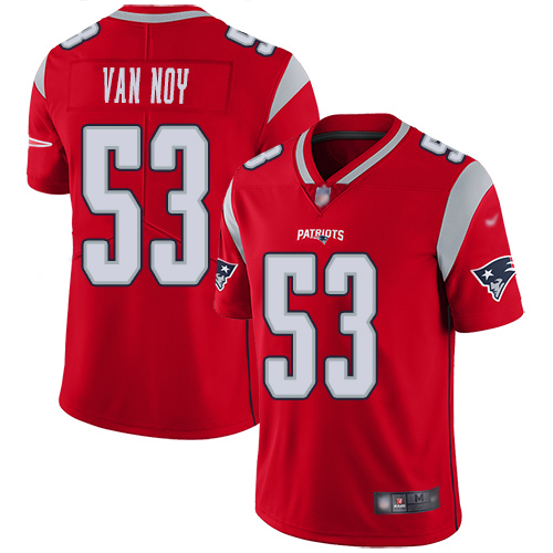 New England Patriots Football #53 Inverted Legend Limited Red Men Kyle Van Noy NFL Jersey->women nfl jersey->Women Jersey